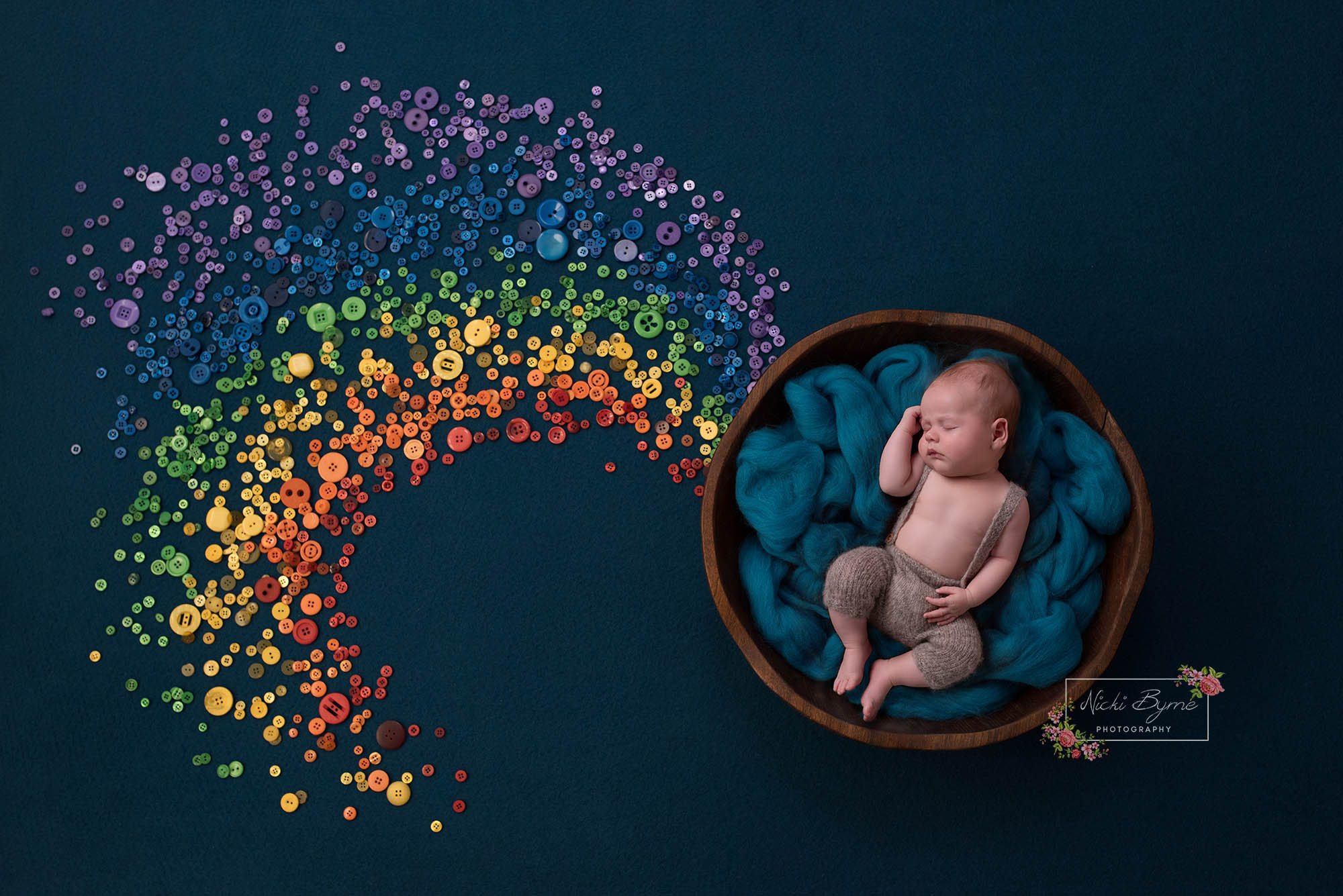 Rainbow Baby Newborn photographer sutton coldfield